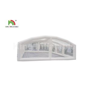 Trade Show Folding Transparent Inflatable Event Tent With Logo Printing Fire -
