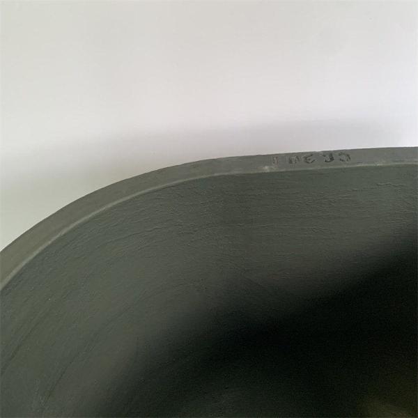 High Volume Capacity Oval Type Crucible Silicon Carbide Graphite Metal Melting Crucible