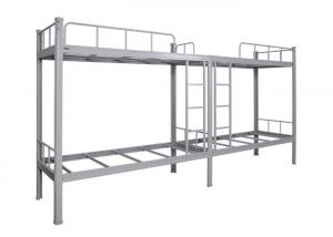 China Dormitory Secure Storage Metal Bunk Bed Frame wholesale
