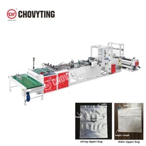 PE PP Top Block Slider Zipper Bag Manufacturing Machine Cw-800szp