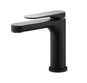 China Matt black&chrome Wash basin Faucet  25mm Ceramic Cartridge  Faucet wholesale