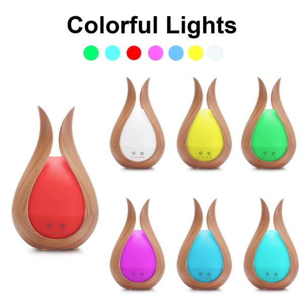 Household Aromatherapy Machine Aroma Diffuser 300ML Capacity Portable Mini Ultrasonic Air Humidifiers With Night Light