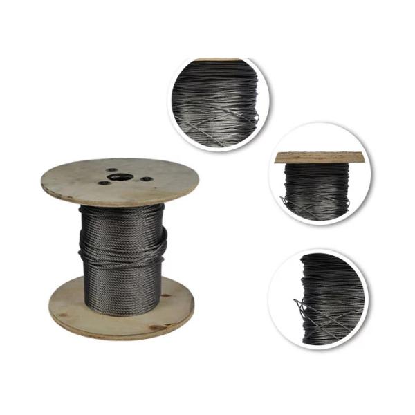 Stainless Steel Wire Rope Lifting Tools WS+IWRC Customized Length And Color