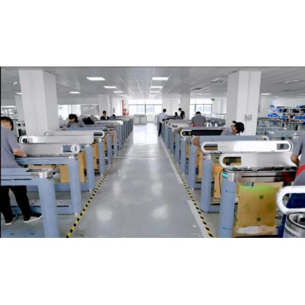 Acrylic Arm Swing Barrier Turnstile RS485 Automatic Swing Gate System