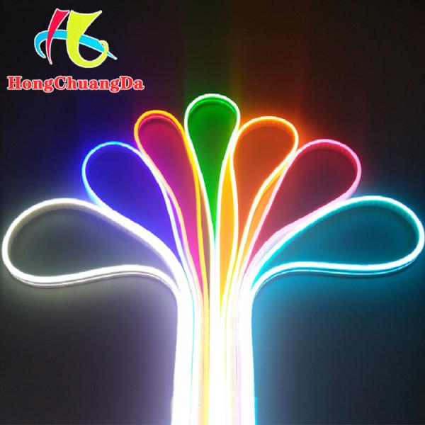 PVC Silicone Neon Flex Strip Light Waterproof 8*16mm 120 LEDs Per Meter