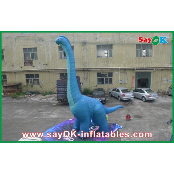 Fire Proof Inflatable Dragon Toy Dinosaur Oxford Cloth With CE / UL Blower