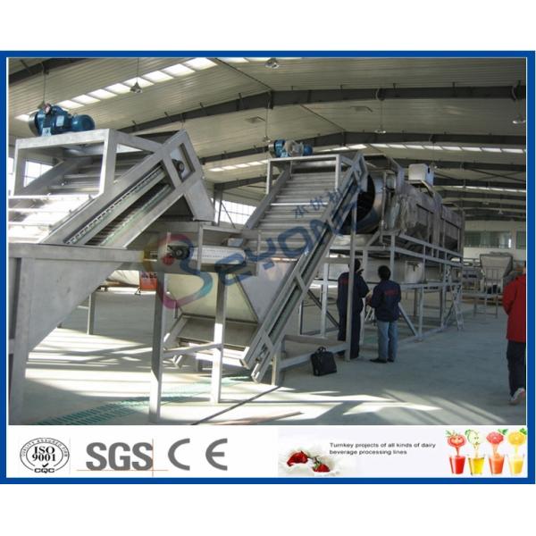 Industrial Fruit Processing Equipment Automatic Fruit Washing conveyor