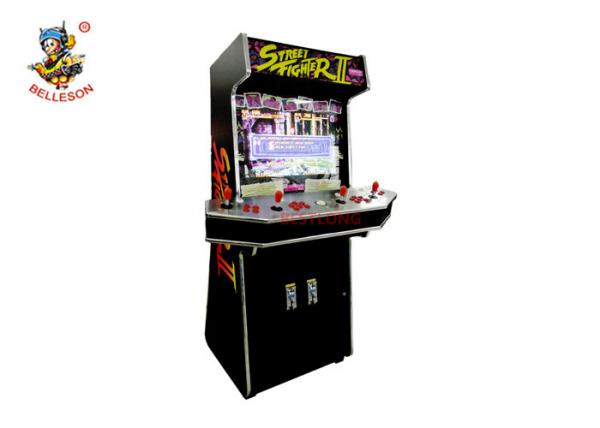 Quality 4 Player Arcade Cabinet Double Coin Operated Game Machines 177CM Height for sale