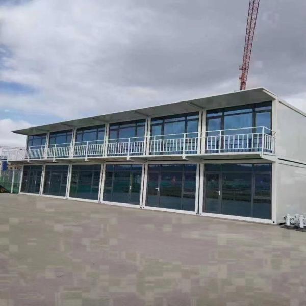 Steel Structure 2 Floor Prefab Container House for Luxurious Restaurant and Office