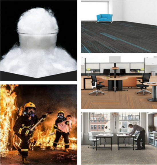 Lightweight Soft Flame Retardant Nylon Fiber For Textile Industry