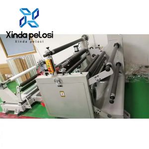 2000mm Roll Thermal Paper Slitting Rewinder Kraft Paper Rewinding Machine 150m