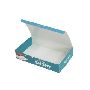Buy cheap Blue Custom Japan Folding Sushi Packaging Boxes Restaurant Supplies from wholesalers