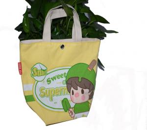 China Fashion OEM portable  cotton Lunch  bag customize  canvas women Shopping  shoulder bag Tote  school bag for kids wholesale