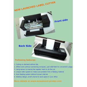 AC 110V A4 Size Auto Sheet Fed Digital Cutter for Short Run Label