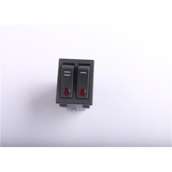 Double Touch Waterproof Lighted Rocker Switch 12v 220v With Nylon / PC Shell