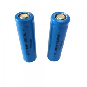 China 14500 LFP Cylinder Lithium Battery Cell 3.2V 600mAh Lithium Iron Phosphate Battery wholesale