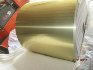 China Golden epoxy coated aluminum foil for fin stock in air conditioner Alloy 8079, temper H22, Thickness 0.008''(0.203mm) wholesale