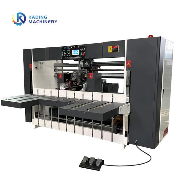 600 Nails/Min Corrugated Box Stitching Machine For Cardboard Box With PLC Touch Screen