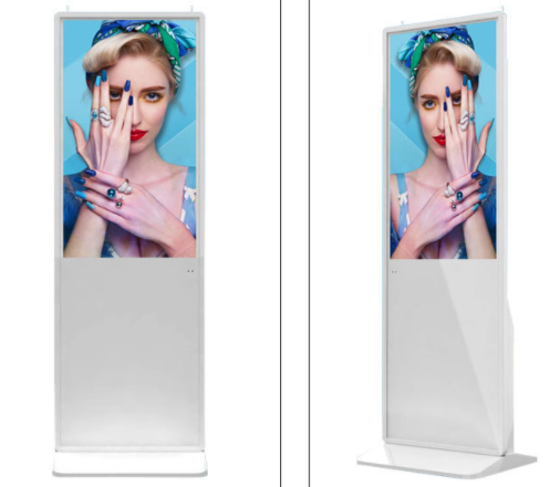 Rk3288 Standing LCD Advertising Display With Camera Speaker