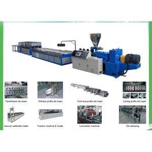 China High Capacity Extrusion making Machine , Window Sill PVC Extrusion Machine wholesale