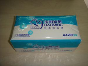 China Natural White Healthy 2 Ply Soft Pack Facial Tissue Paper 14 gsm on sale