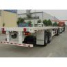 60T Payload 80ft Flatbed Semi Trailer Combination with draw bar dolly trailer for sale