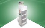 China White Four Shelf Cardboard Free Standing Display Units Offset Printing wholesale