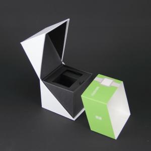 China Lid and bottom printing paper cheap single watch box on sale