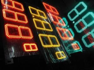 China Petrol Station Digital LED Gas Price Signs Wireless Control 7 Segment LED Display on sale