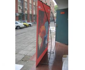 China Telescopic Adjustable 180g PP Paper HP 5500PS L - Banner Stands For Outdoor Display wholesale