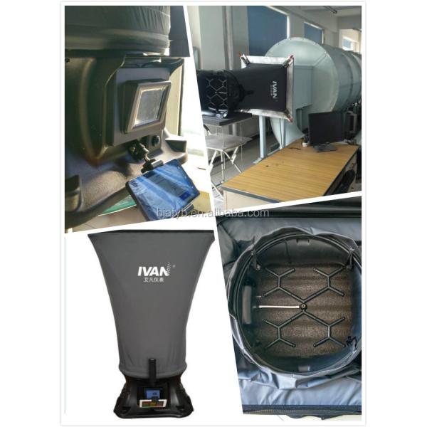 Highly Accurate Air Volume Meter Balometer Air Flow Capture Hood with Data Storage