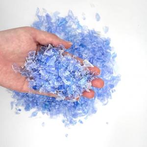 China Scrap PET Bottle Flake RPET Flakes Plastic Blue Recycled Pet Flakes wholesale