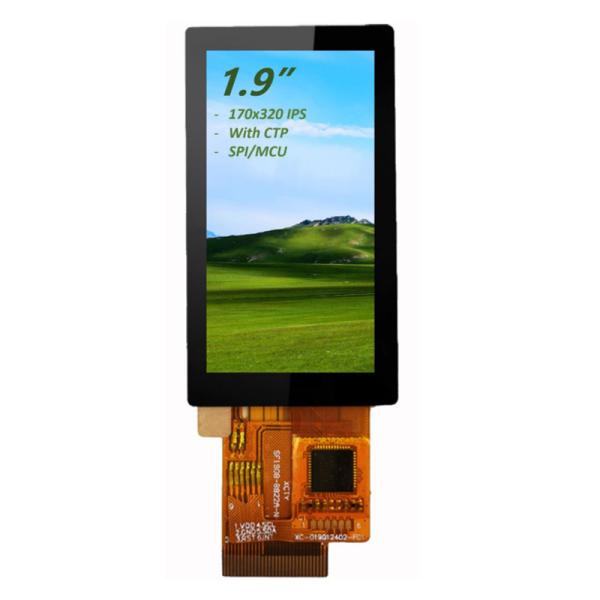 Quality 1.9" IPS TFT LCD Touch Screen 170x320 Full Viewing Angle With CTP And SPI/MCU Interface for sale