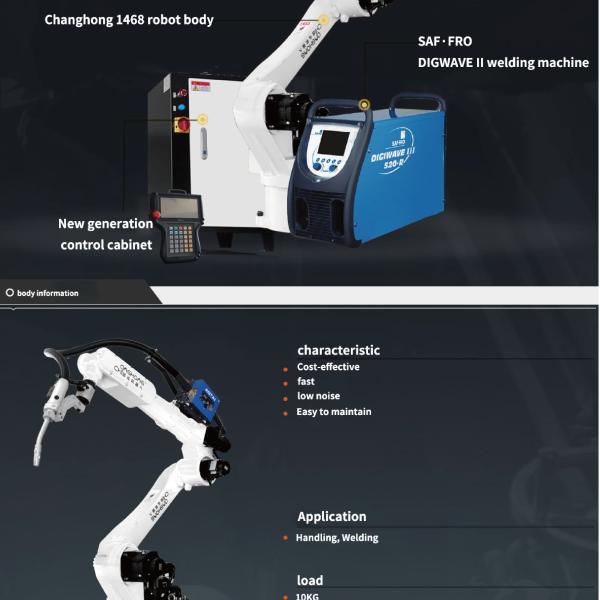 2.00KW Industrial Spot Welding Robots For Arc Spraying Handling Automatic
