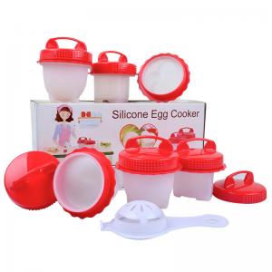 China 6Pcs Egg Cooker Silicone Household Products Hard Boiled Egg Silicone Cups wholesale