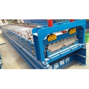 China CE Blue Color Cold Roll Forming Machines WITH 3 - 6m / Min Processing Speed wholesale