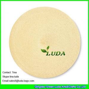 China LUDA pp braided tabel placemats round personalized placemats canada wholesale
