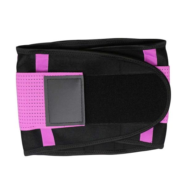 Custom Purple Solid Waist Trainer Corset Neoprene Sweat Belt For Fat Loss