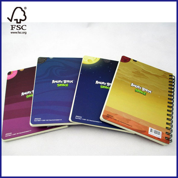 high quality spiral hardcover notebook