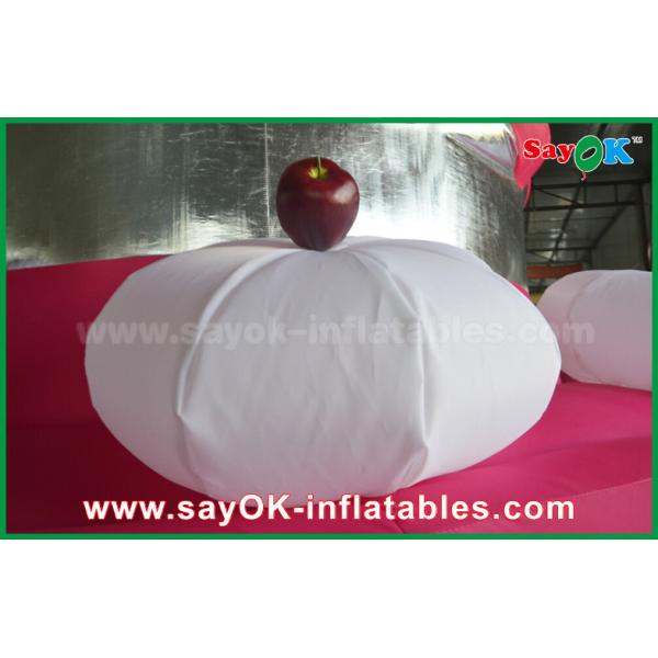 Red Promotional Custom Inflatable Products Giant Cake Party / Birthday Decoration
