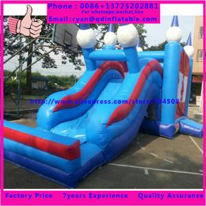 PVC Inflatable Water Slide Indoor Playground Inflatable Slide