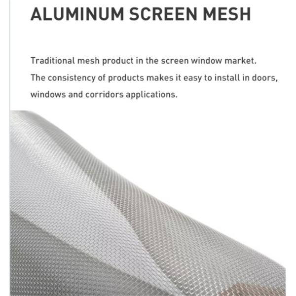 16x16 Window Screen Wire Mesh Light Weight Aluminum Alloy For Mosquito Netting