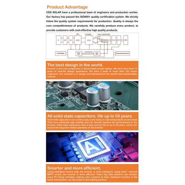 10Kva 380V solar grid-connected inverter cost-effective simple installation and practical