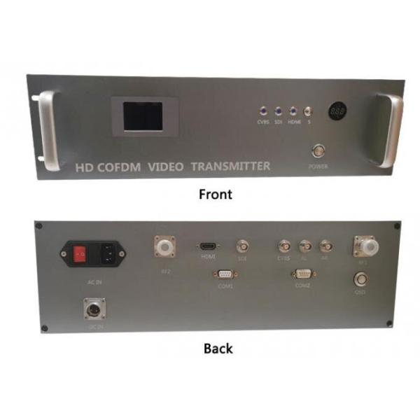 Remote COFDM Digital Video Transmitter 5W RF Power For Security Purpose