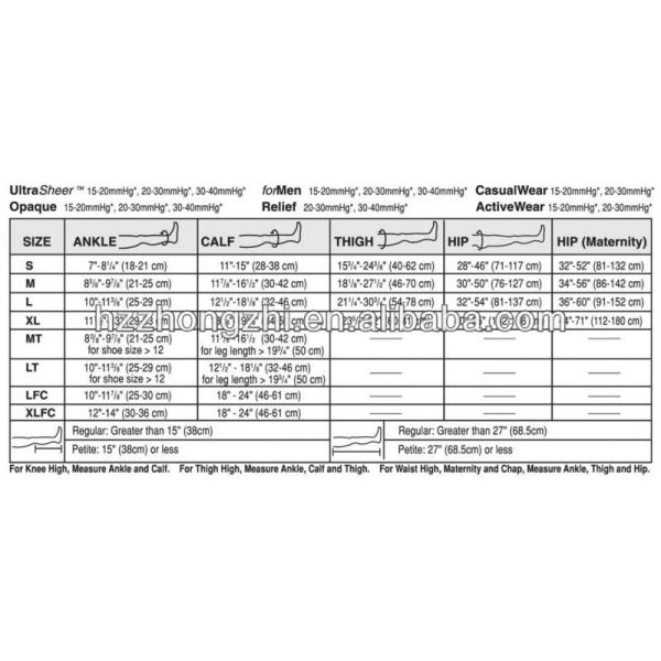 Footless Ankle compression zip miracle sock
