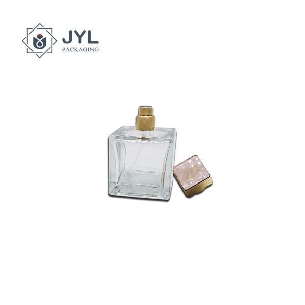 Public Mold Zamac Perfume Cap Unique Design With Resin Decorative On Top