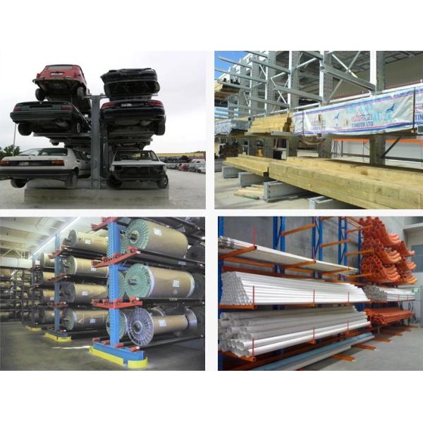 Single Sided Long Span Cantilever Storage Rack With RAL Powder Coating