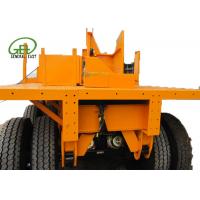 China 35T Capacity 40ft 3 drum axles Container Shipment Flatbed Semi Truck Trailer for sale