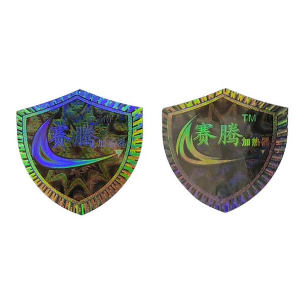 Quality Laser Print QR Code Stickers Custom Polarized Light Glossy Process for sale