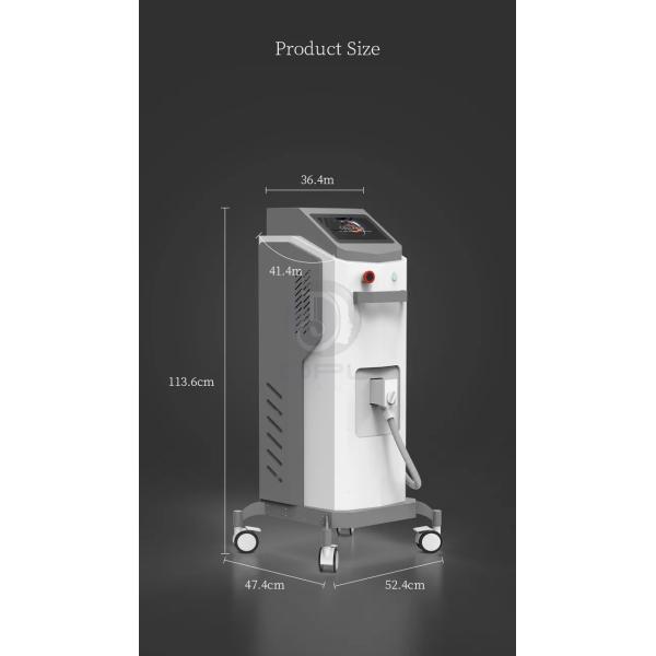 2 In 1 808/755/1064 Laser Diode Permanent Lazer Hair Removal Machine Skin Whitening Tattoo Removal